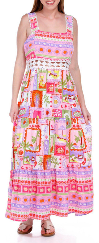 No Comment Juniors Tiered Maxi Dress | Bealls