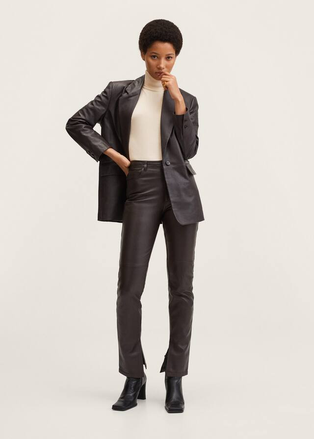 Turtleneck knitted sweater | MANGO (US)