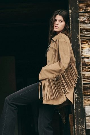 Fringe Out Vegan Suede Jacket | Free People (Global - UK&FR Excluded)