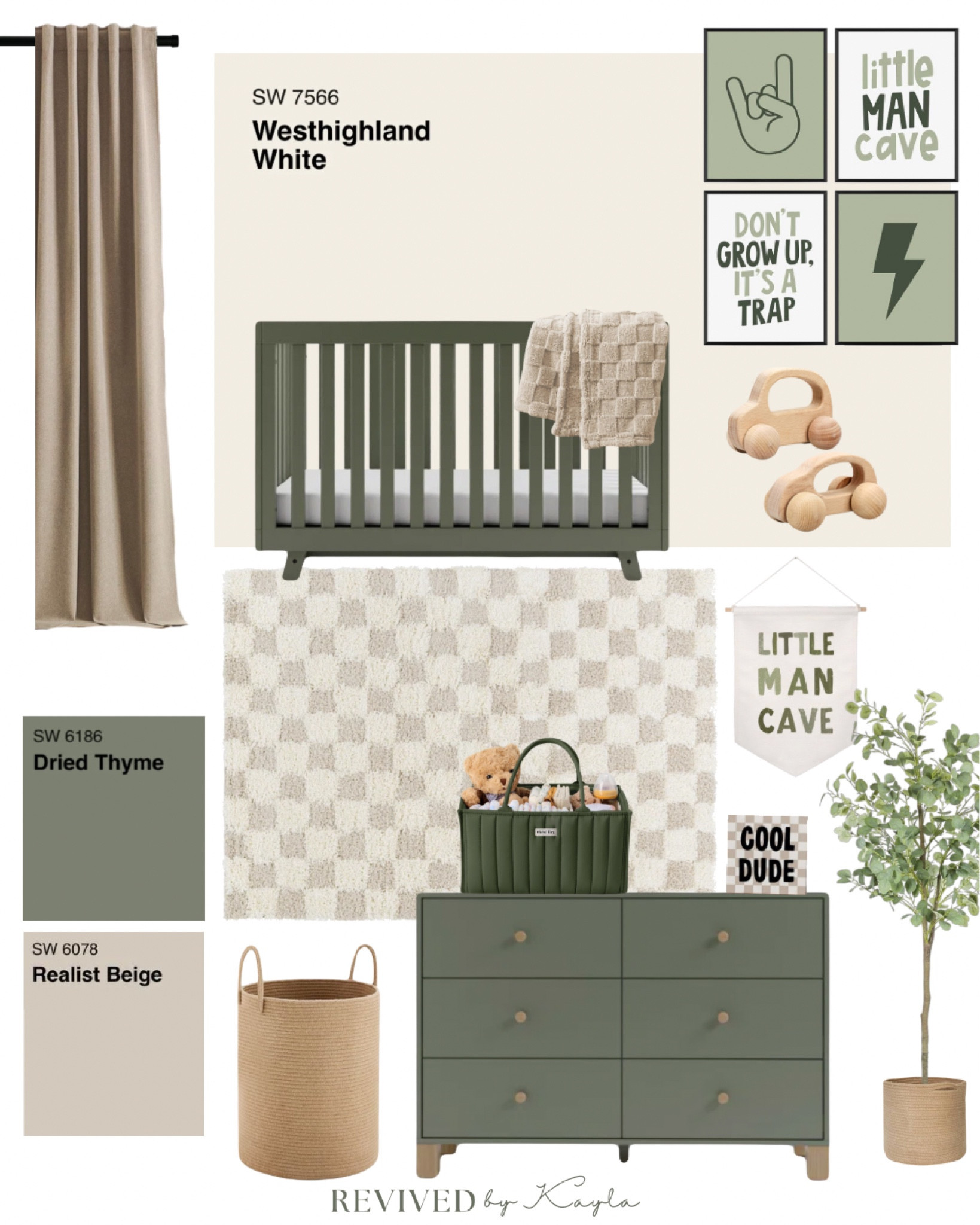 Olive green and beige, checker print boys nursery color palette 🤍

#homedecor #nurserydecor #boysnursery #boysnurserydecor #boys #nursery #nurseryideas #colorpalette #homedecorinspo #home

#LTKFindsUnder100 #LTKHome #LTKFindsUnder50