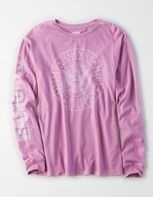 Tailgate Women's Ramones Long Sleeve T-Shirt | American Eagle Outfitters (US & CA)