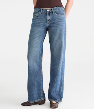 Low-Rise Baggy Wide Leg Jean | Aeropostale