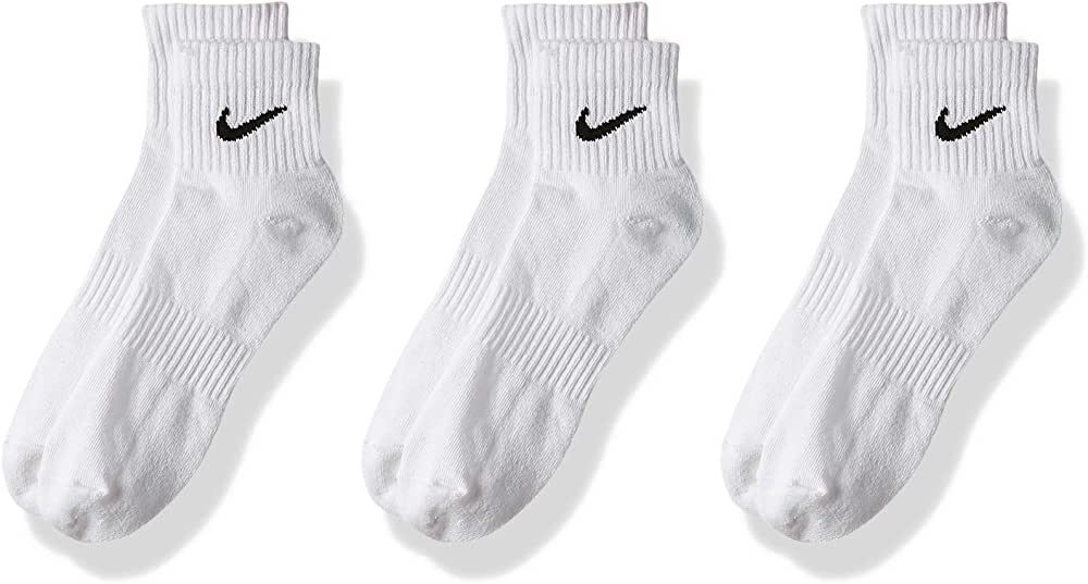 Amazon.com: Nike Everyday Cushion Ankle Training Socks (3 Pair), Men's & Women's with Sweat-Wicki... | Amazon (US)
