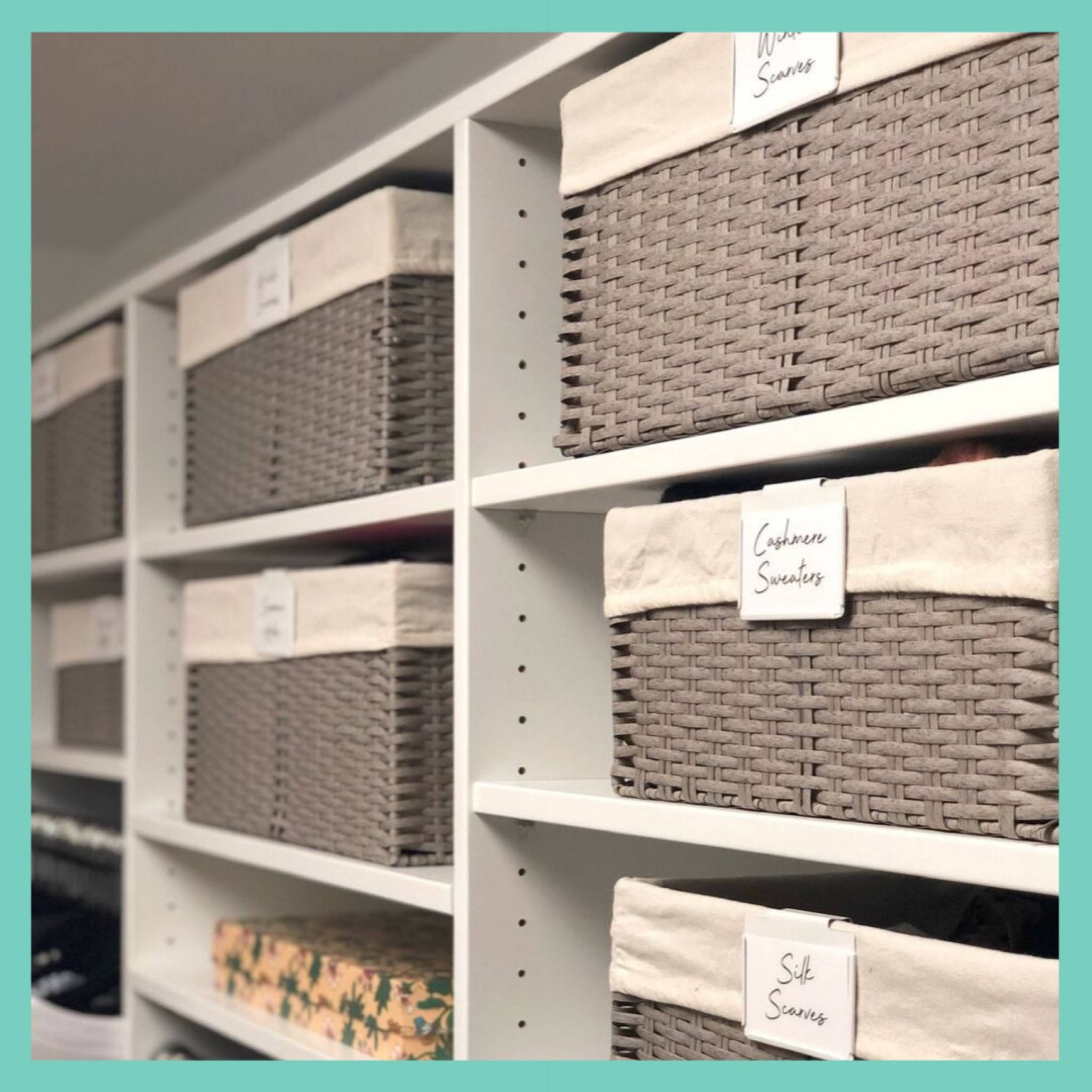 These are great woven baskets and added bonus- come with a fabric liner. We love that they’re lined, so that they keep your belongings from getting snagged or scratched.

#LTKhome #LTKfamily