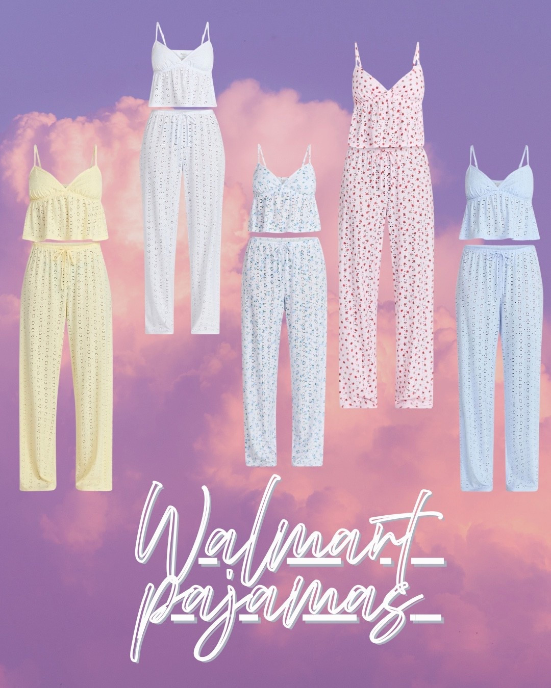 Cutest pajamas from WALMART 