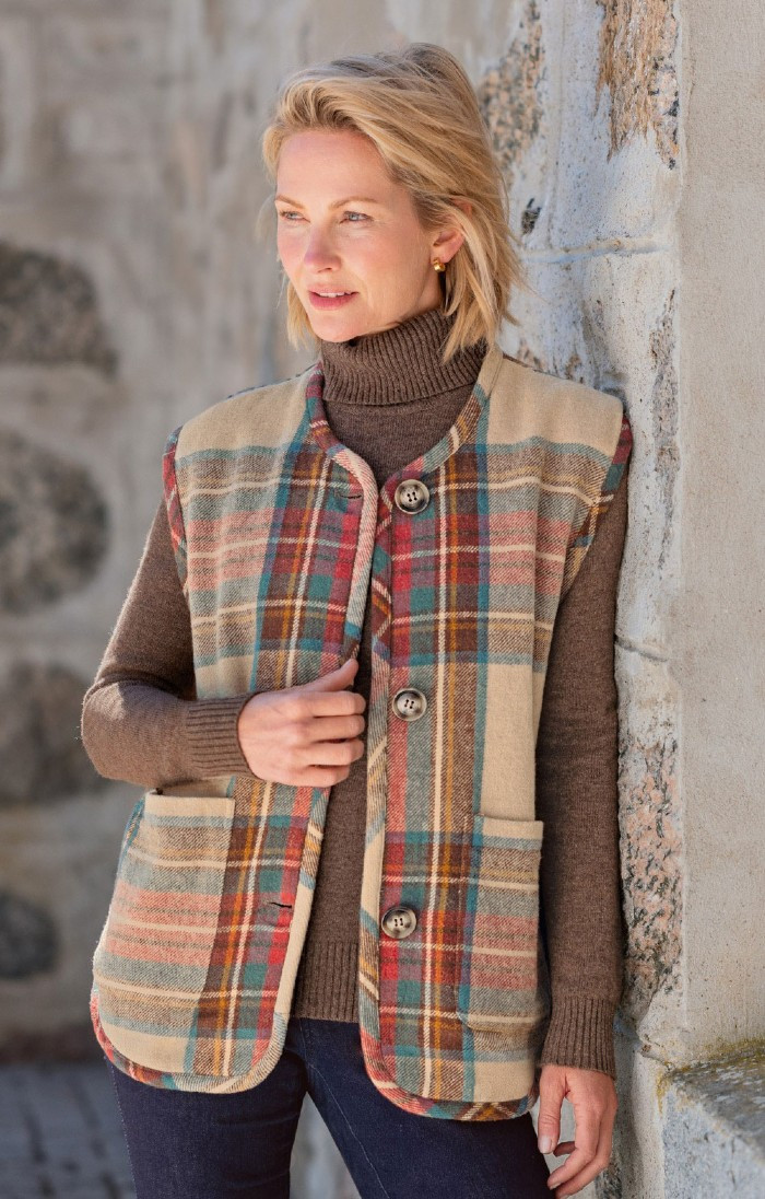 Ladies Wool Waistcoat | The House of Bruar