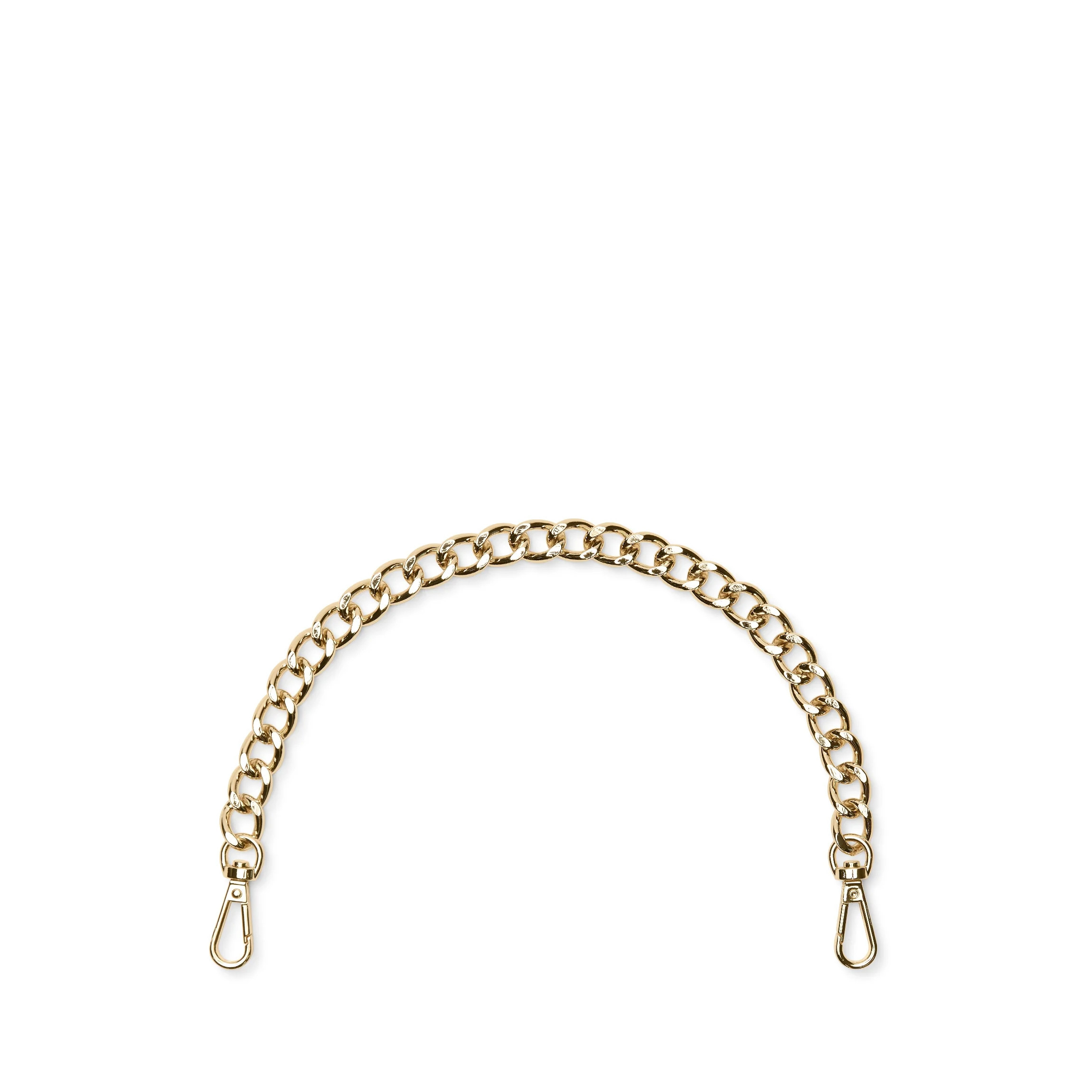 Chunky Accessory Chain Strap Light Gold | Leatherology