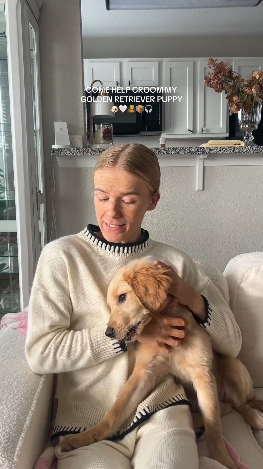 Daisy is so good isn’t she?!🐶🤍🧸📦🎧 I really expected more of a struggle from her but she loves being groomed! I try to do it 1-2 times a week but when she’s older I’ll do it more often!📦

#LTKselfcare #LTKdayinmylife #LTKvlog