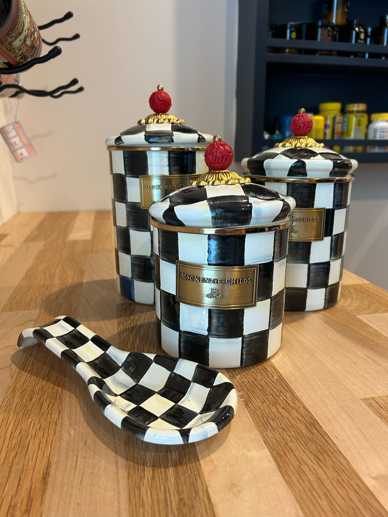 Love love love Mackenzie Childs! This is the Courtly Check collection- they gave us a code for 15% off the entire site, 6/26-6/28.

Use code: NATALIE15 (valid once per shopper).