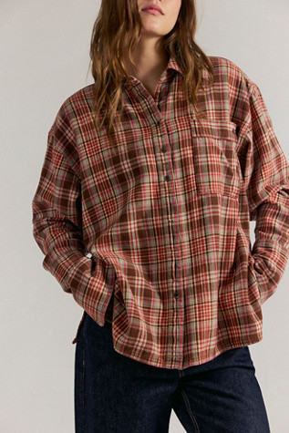 We The Free Ashley Plaid Shirt | Free People (Global - UK&FR Excluded)