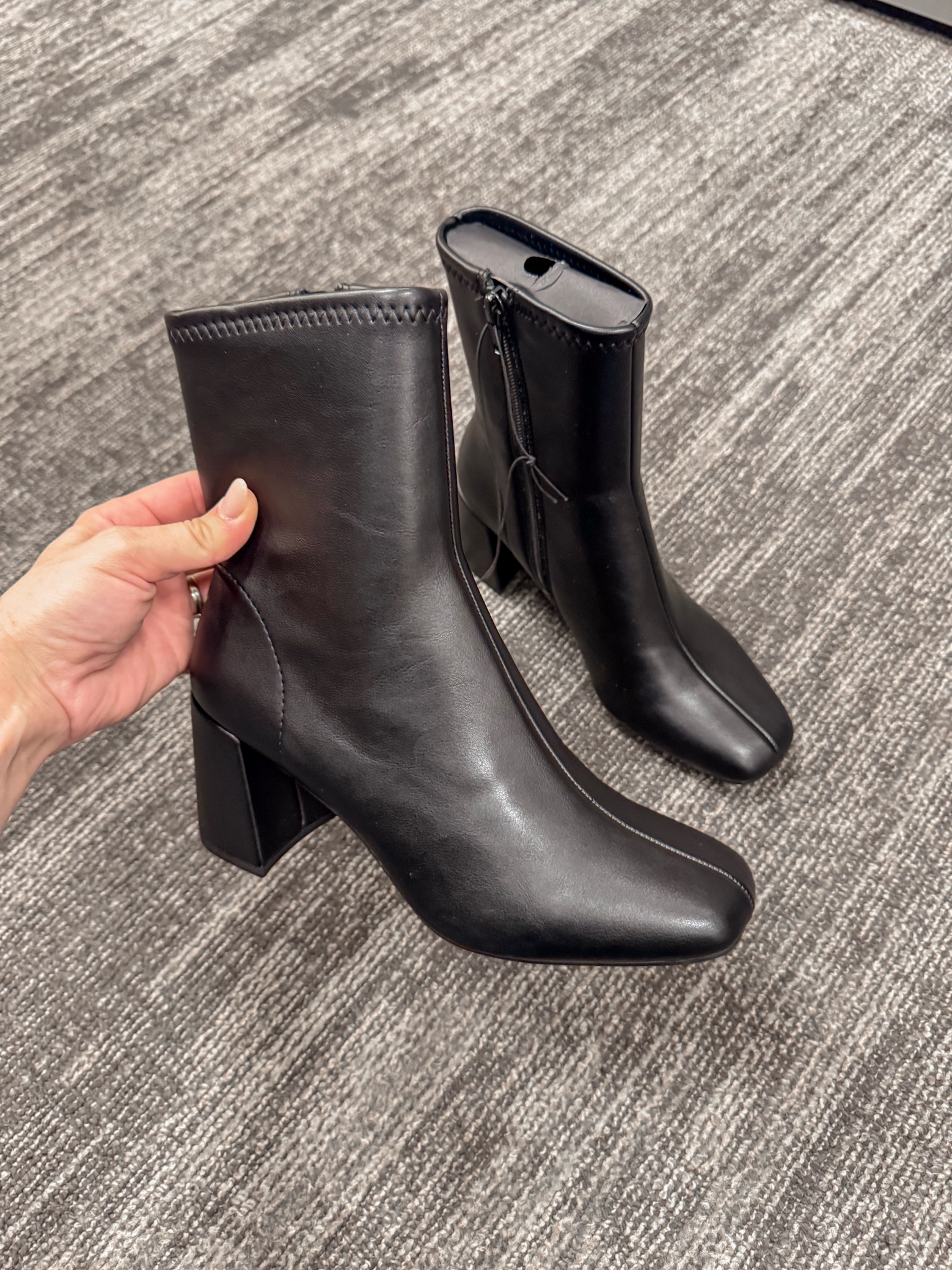 I found the cutest boots for the holidays @target! 😍🎄 Comes in 3 colors and fits true to size! Holiday party outfit inspo, shoe crush, target finds, target style, Come Stay Awhile, Amanda Vernaci. 