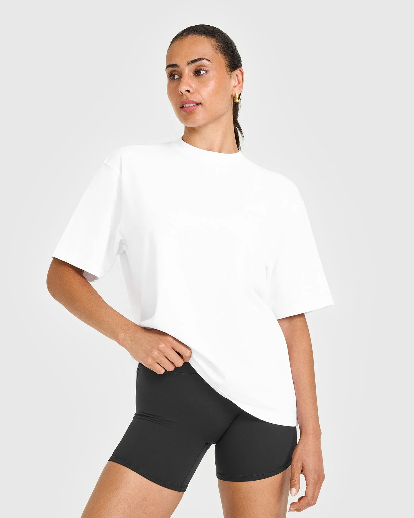 Oversized Oner Washed T-Shirt 
 White | Oner Active (UK / US)