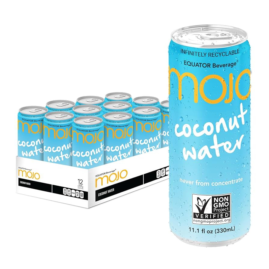 MOJO Coconut Water | Hydration Drink & Sports Drink | Electrolytes Beverage 1043 mg | Vitamin B &... | Amazon (US)