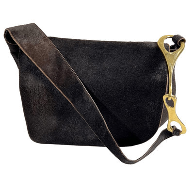 Gucci Authentic Dark Brown Calf Hair Leather Crossbody Bag NWOT Fall 1996 by Tom  | eBay | eBay US