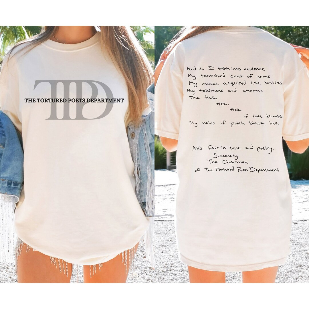 Comfort Colors The Tortured Poets Department Shirt, Swiftie Tee, Taylor Swift New Album, All's Fa... | Etsy (US)