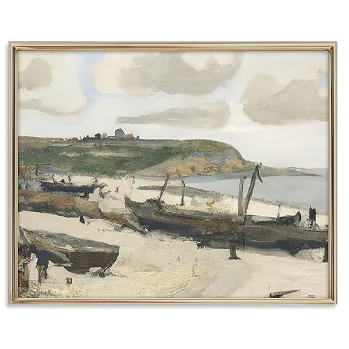 Vintage Landscape Wall Art - Antique Art Prints for Home Decor - Rustic Farm and Country Landscap... | Amazon (US)