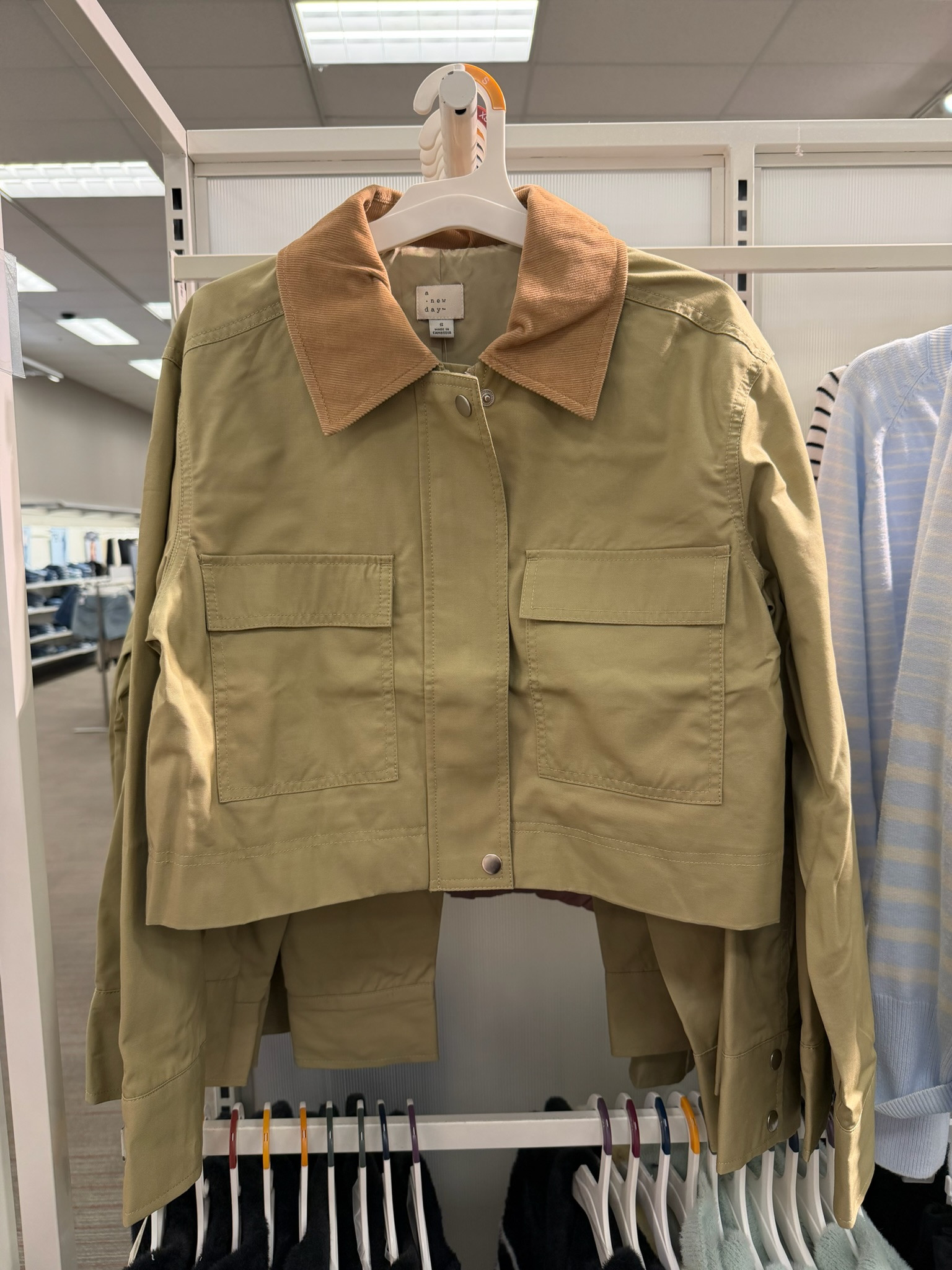 This A New Day cropped jacket is SUCH a good statement coat moment 🤎 the tan shade makes it easy to style with winter denim, work outfits, or layered over a sunday hoodie for that effortless transitional look. Cropped silhouettes are still trending and this one gives structured but wearable — perfect for date night outfits or everyday elevated basics. If you’re building a neutral capsule wardrobe, this is one of those pieces that instantly pulls an outfit together without trying too hard.

gallery wall, date night outfits, sunday hoodie, statement coat, vacation outfits beach, winter denim, work outfits, valentines outfit women, resort wear, valentines day outfit women, cropped jacket outfit, neutral capsule wardrobe, transitional outerwear, casual chic style, spring layering, everyday basics 

 #LTKgrwm #LTKootd #LTKWorkwear