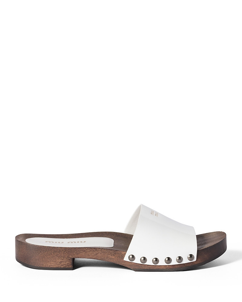 Miu Miu Women's Clog Slide Sandals | Bloomingdale's (US)