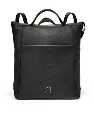 Grand Ambition Convertible Leather Backpack | Macy's