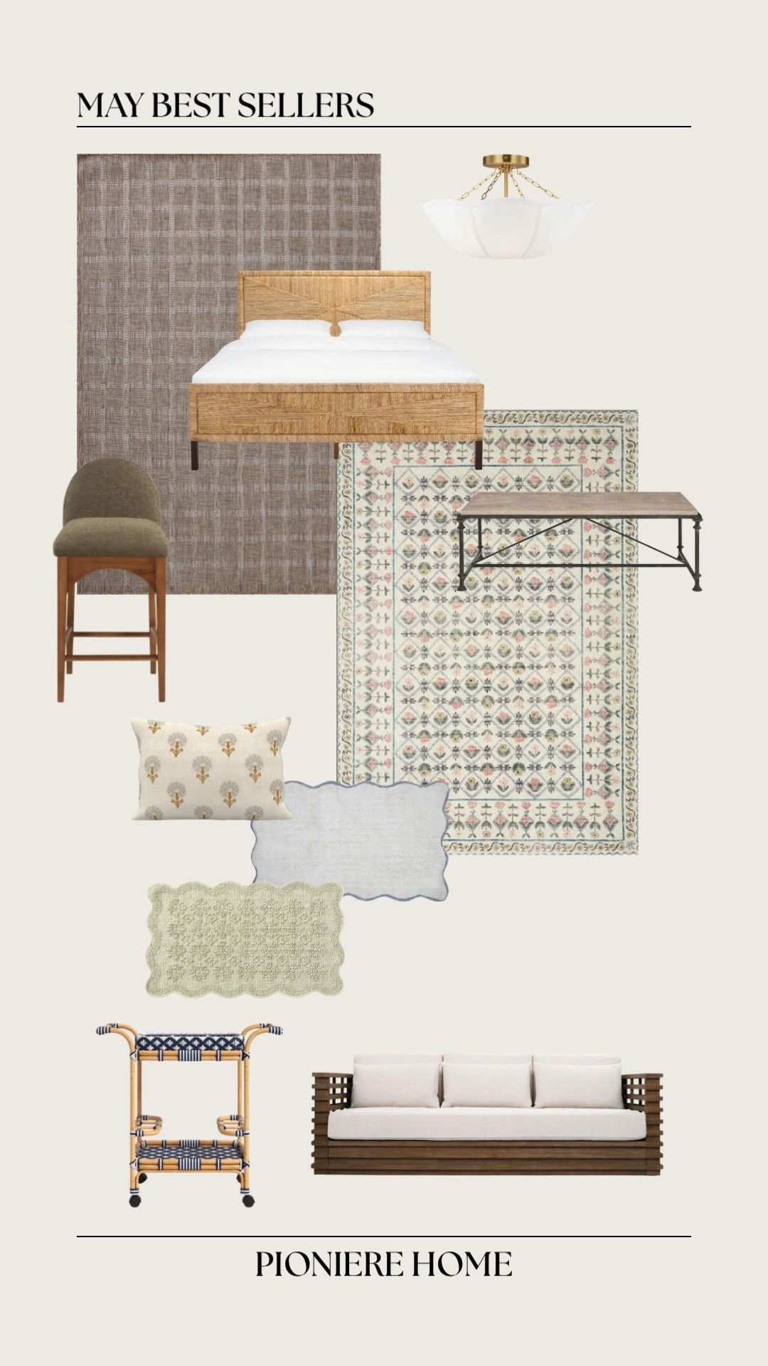 May best sellers. Your favorite home finds from May. Loloi rugs, outdoor sofa, bath rugs, outdoor bar cart, affordable home finds, rifle paper co x Loloi rug, stone coffee table

#LTKSeasonal #LTKHome #LTKSaleAlert