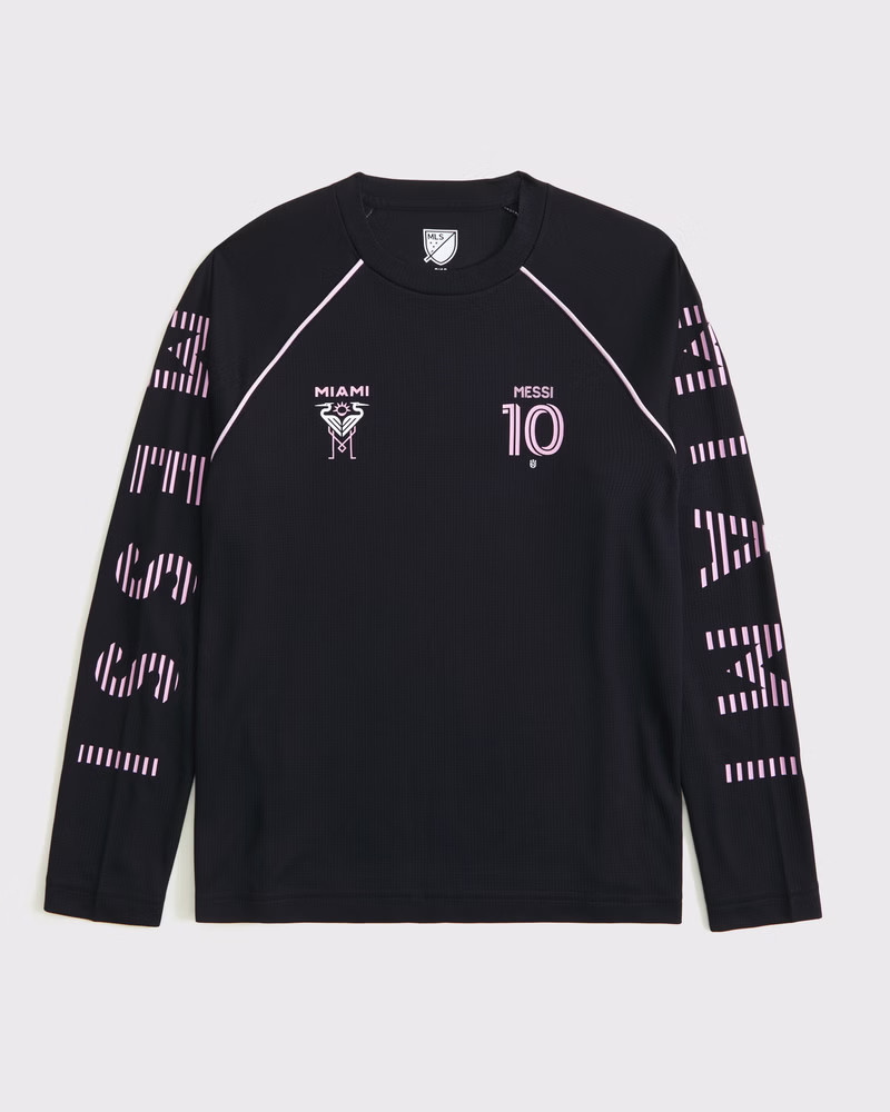 boys lionel messi long-sleeve fashion top | boys tops | Abercrombie.com | Abercrombie & Fitch (US)