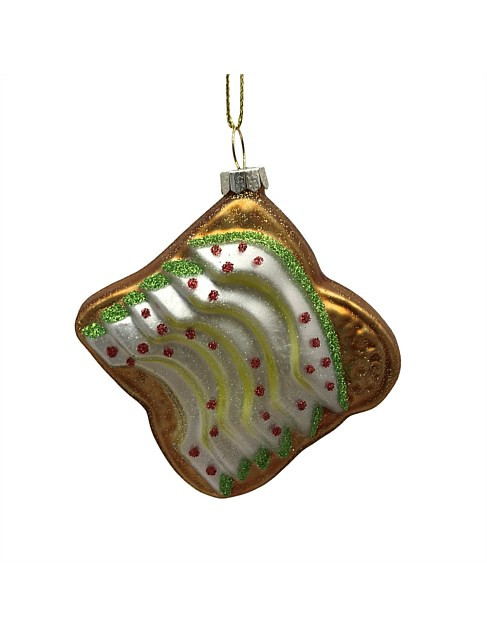 David Jones 8cm Avo Toast Glass Ornament | David Jones | David Jones (Australia & New Zealand)