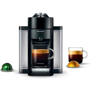 Nespresso Vertuo Coffee and Espresso Maker by De'Longhi, Piano Black | Amazon (US)