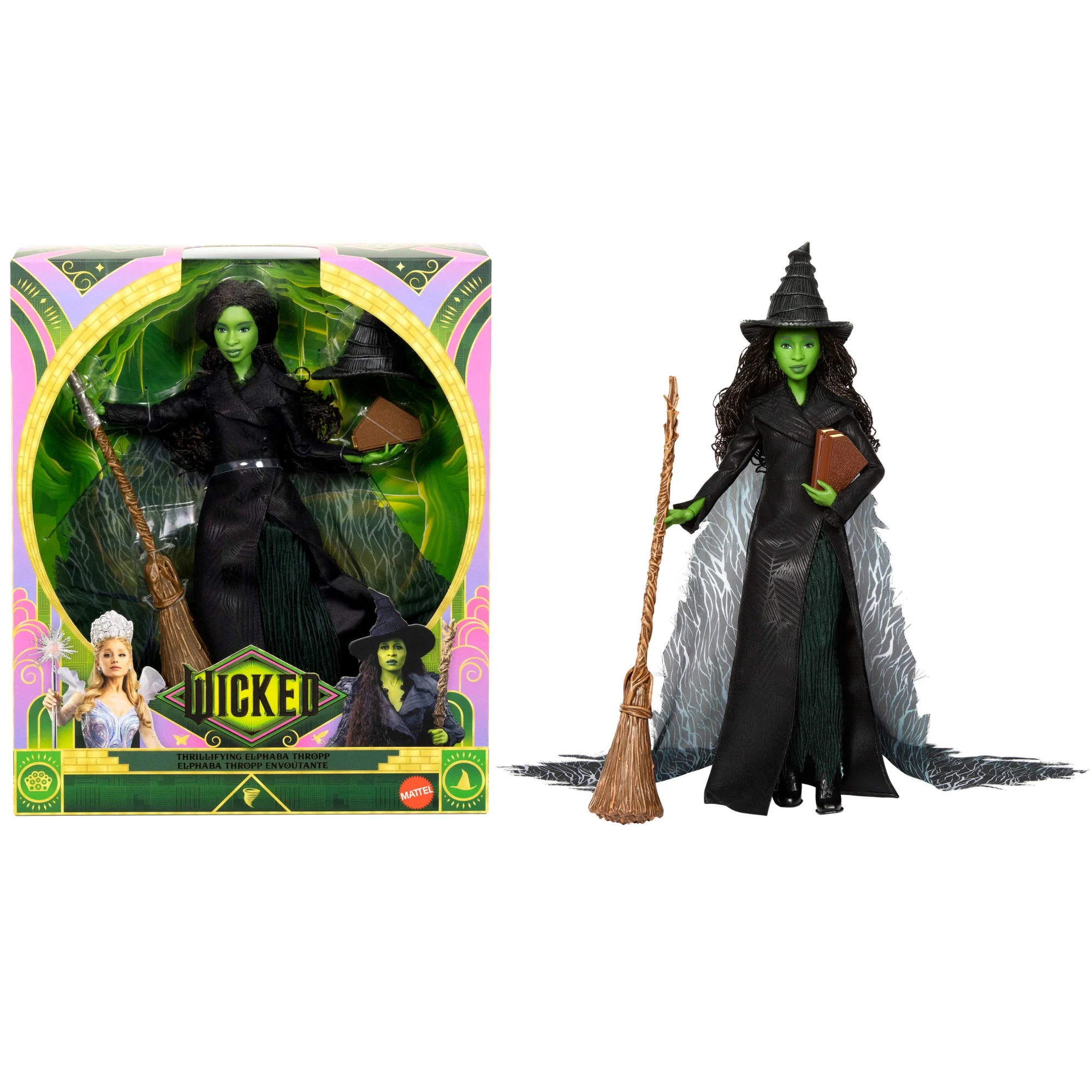 Universal Pictures’ Wicked: For Good Deluxe Elphaba Doll with Movie-Inspired Outfit & 4 Accesso... | Walmart (US)