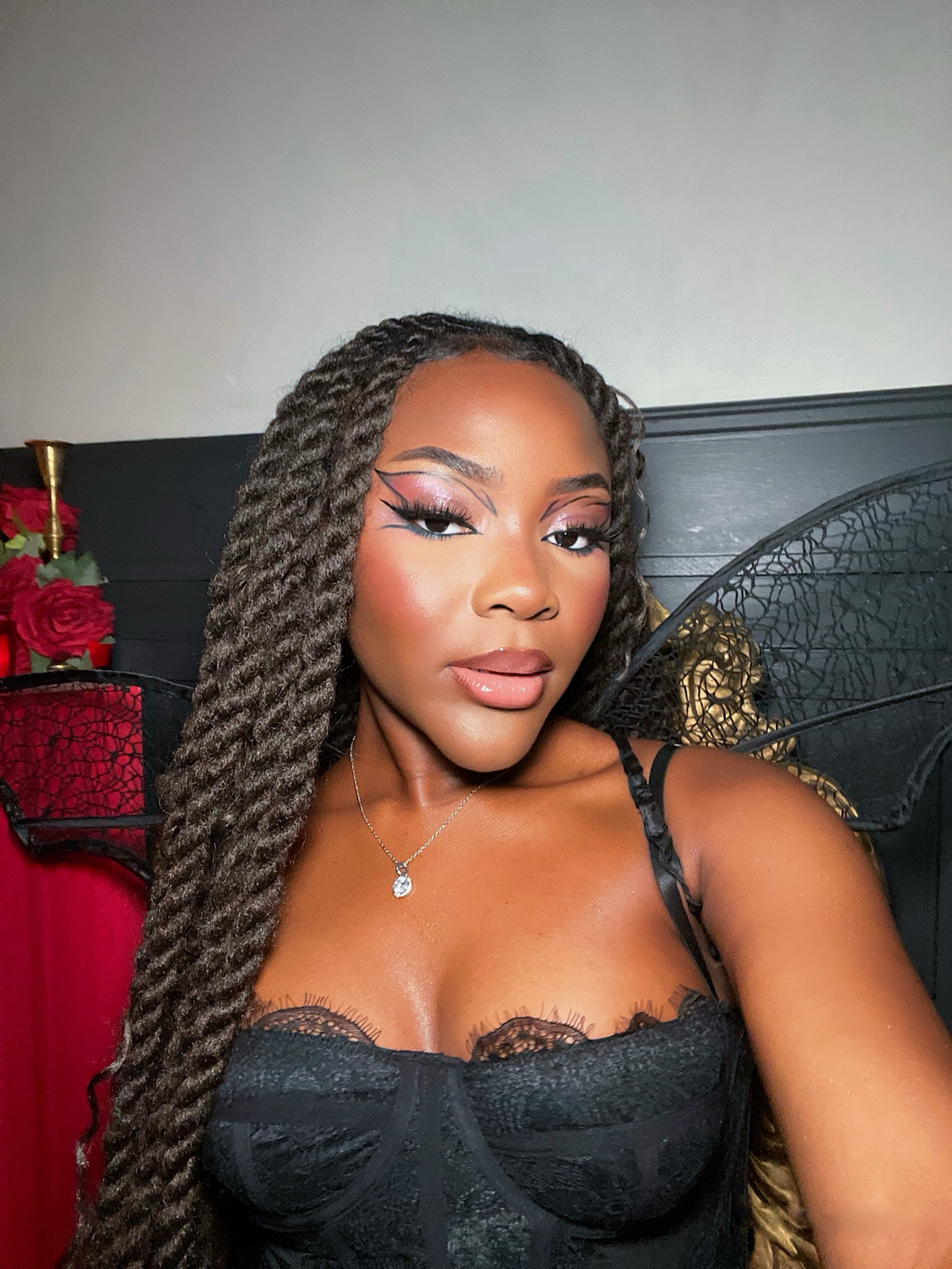 still obsessed with this dark fairy halloween look🖤

MAKEUP PRODUCTS
NYX Epic Ink Liner
Fenty Beauty Diamond Bomb highlighter

#LTKstyletip #LTKfindsunder50 #LTKbeauty