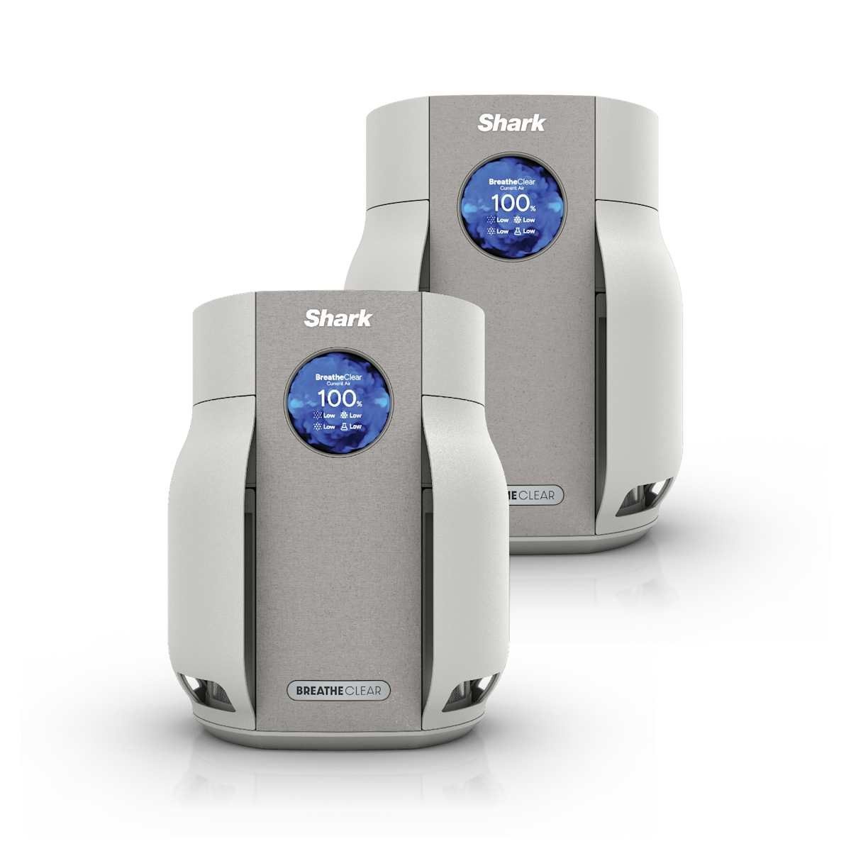 Shark BreatheClear Compact Pro Air Purifier 2-Pack Bundle in Dove | HP062 | SharkNinja | SharkNinja