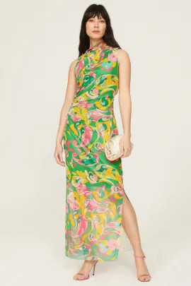 Green Paisley Dress | Rent the Runway