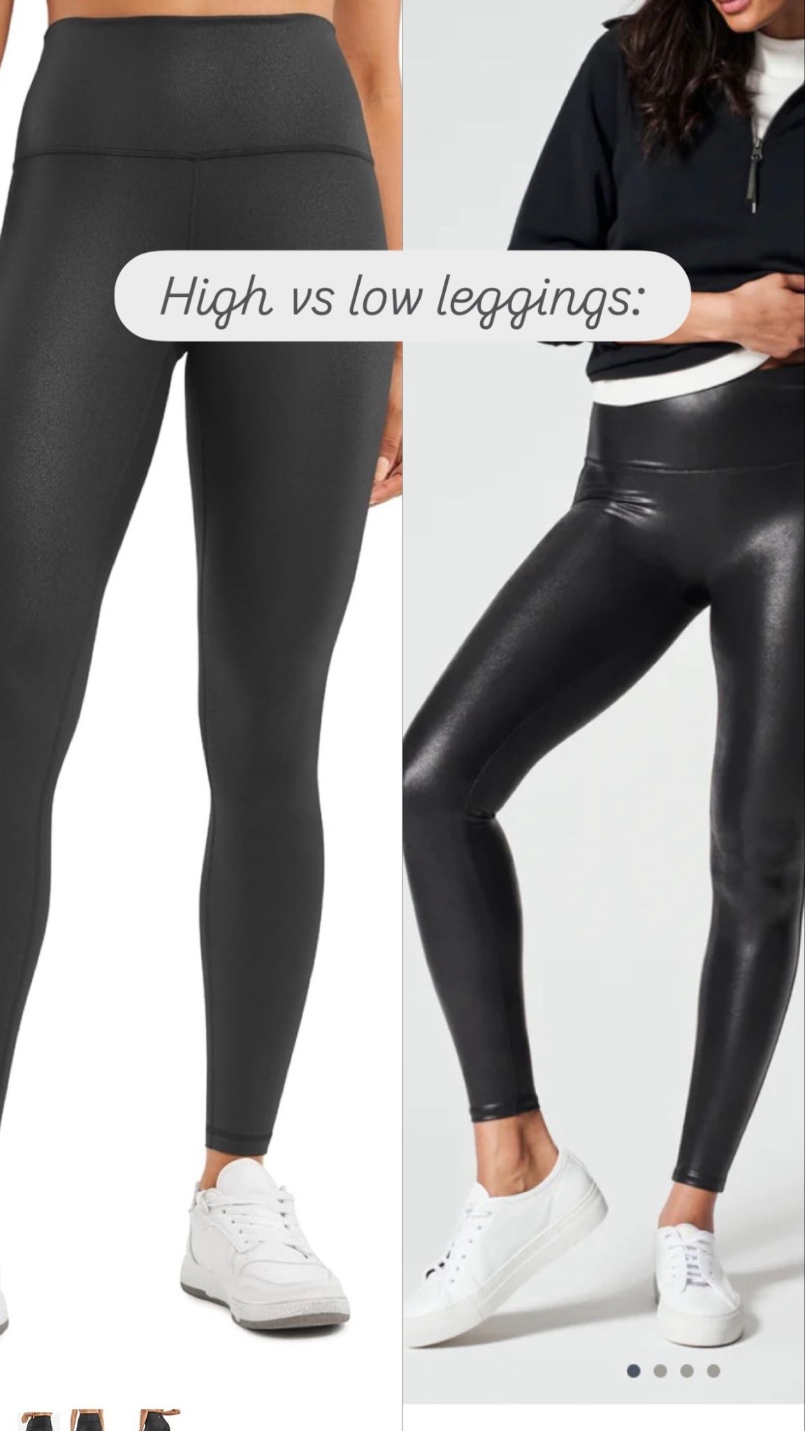 Faux leather leggings: spanx vs Amazon. Spanx are on sale for $69. Usually $129  Use APXSPANX for extra deal. 

#LTKsale #LTKfitness #LTKcanada