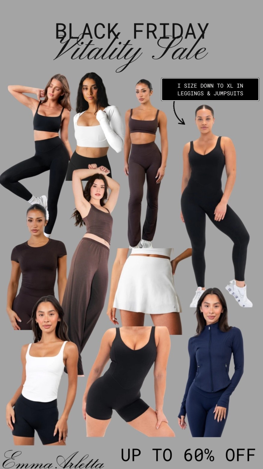My fav athleisure is on mega sale!!! so many of these pieces are a closet staple for me. I always size down to an XL in the leggings and jumpsuits🫶🏼

Athleisure, sale, Black Friday sale, Pilates, leggings, workout outfit 

#LTKCyberWeek #LTKActive #LTKPlusSize