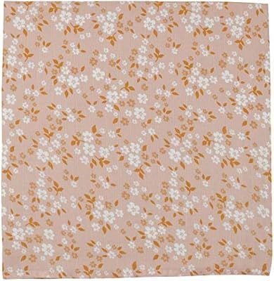 The Mini Scout Whimsy Floral Multi-Peach Swaddle Blanket – Floral Muslin Baby Blanket, Cute New... | Amazon (US)