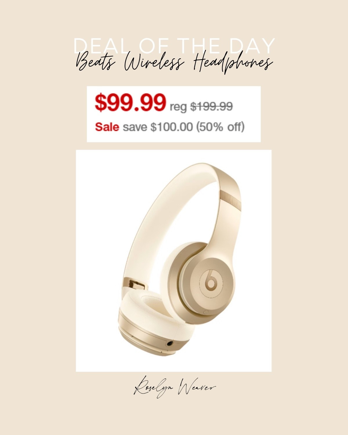 Beats wireless headphones 50% off today only! 

#LTKCyberWeek #LTKActive #LTKSaleAlert