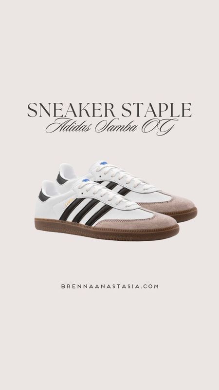 Sneaker Staples: Adidas Samba OG 🖤 These Adidas sneakers are the top trending shoe this fall. They would also make the perfect gift for her this holiday season!! 

#LTKshoecrush #LTKGiftGuide #LTKfindsunder100