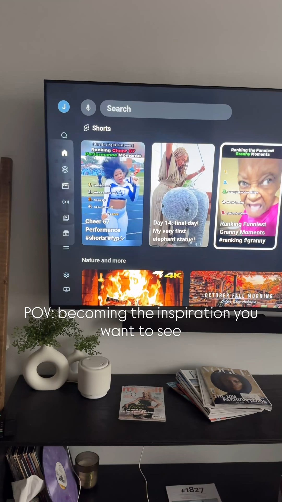 Scrolling and was inspired to keep going by a familiar face 😌🔥

#SelfLoveVibes #CozyMoments #ChillAndSlay #homesweethome #cozyhome #YTshorts 

#LTKvlog