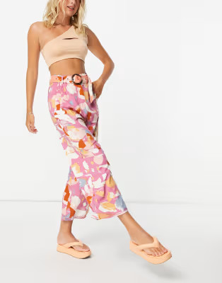 Native Youth retro floral wide leg pants | ASOS (Global)