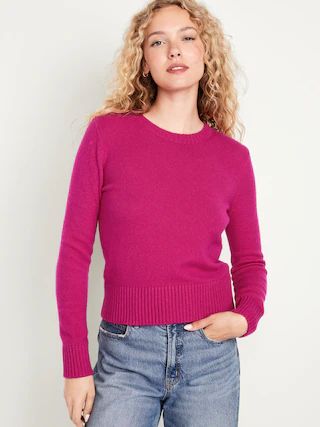 Cozy Crew-Neck Sweater for Women | Old Navy (US)