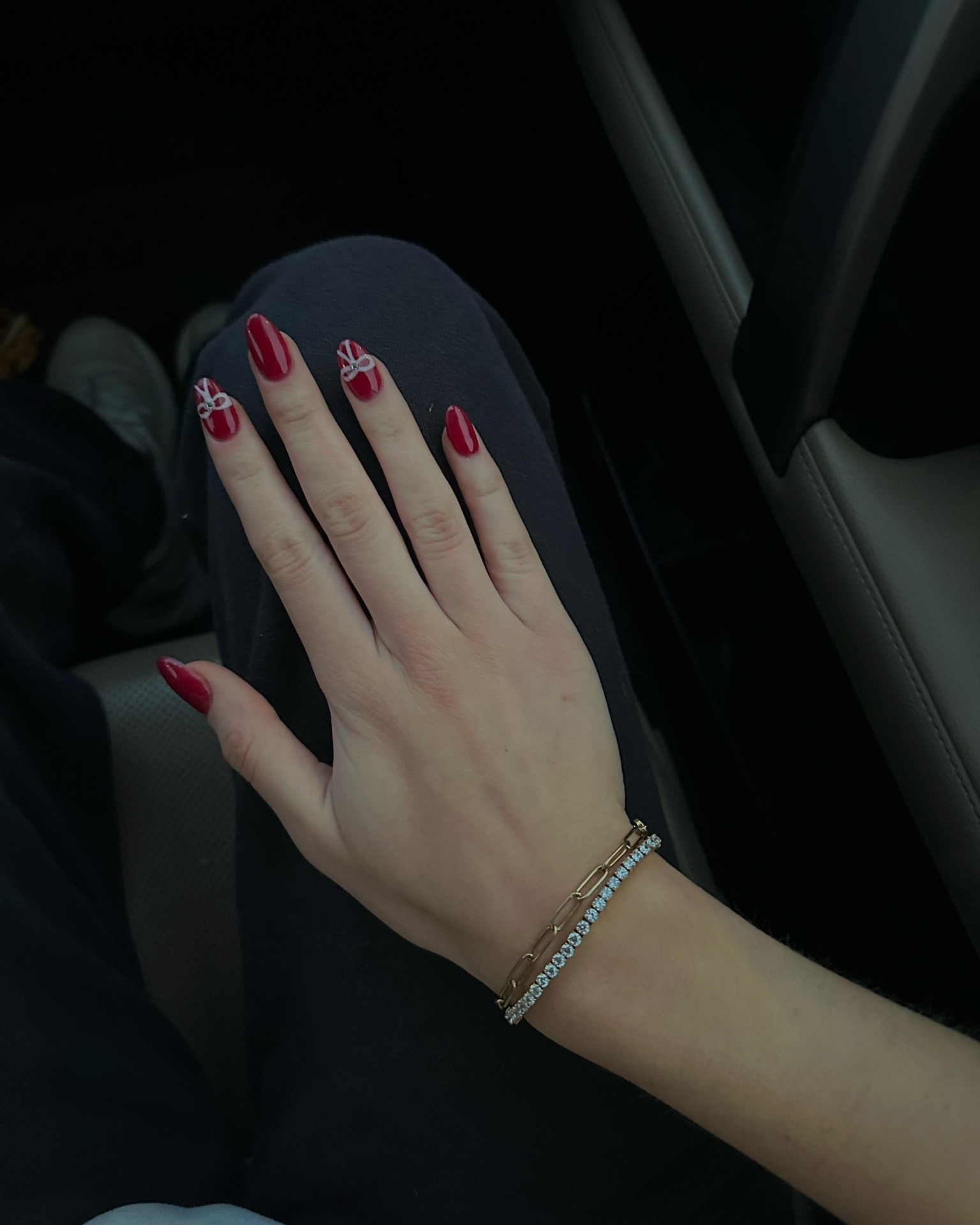 red cherry mocha bow coquette winter holiday nails inspo ideas with no tarnish waterproof sweat proof gold every day jewelry tennis bracelet and Bermuda chain link bracelet 

#LTKbeauty #LTKGiftGuide #LTKSeasonal