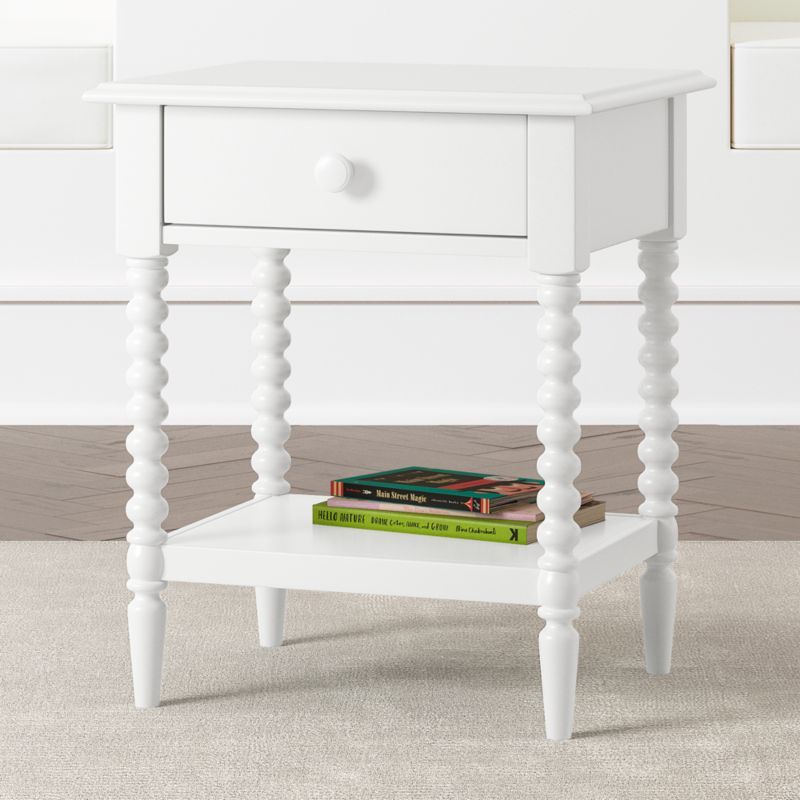 Jenny Lind Kids White Nightstand + Reviews | Crate & Kids | Crate & Barrel