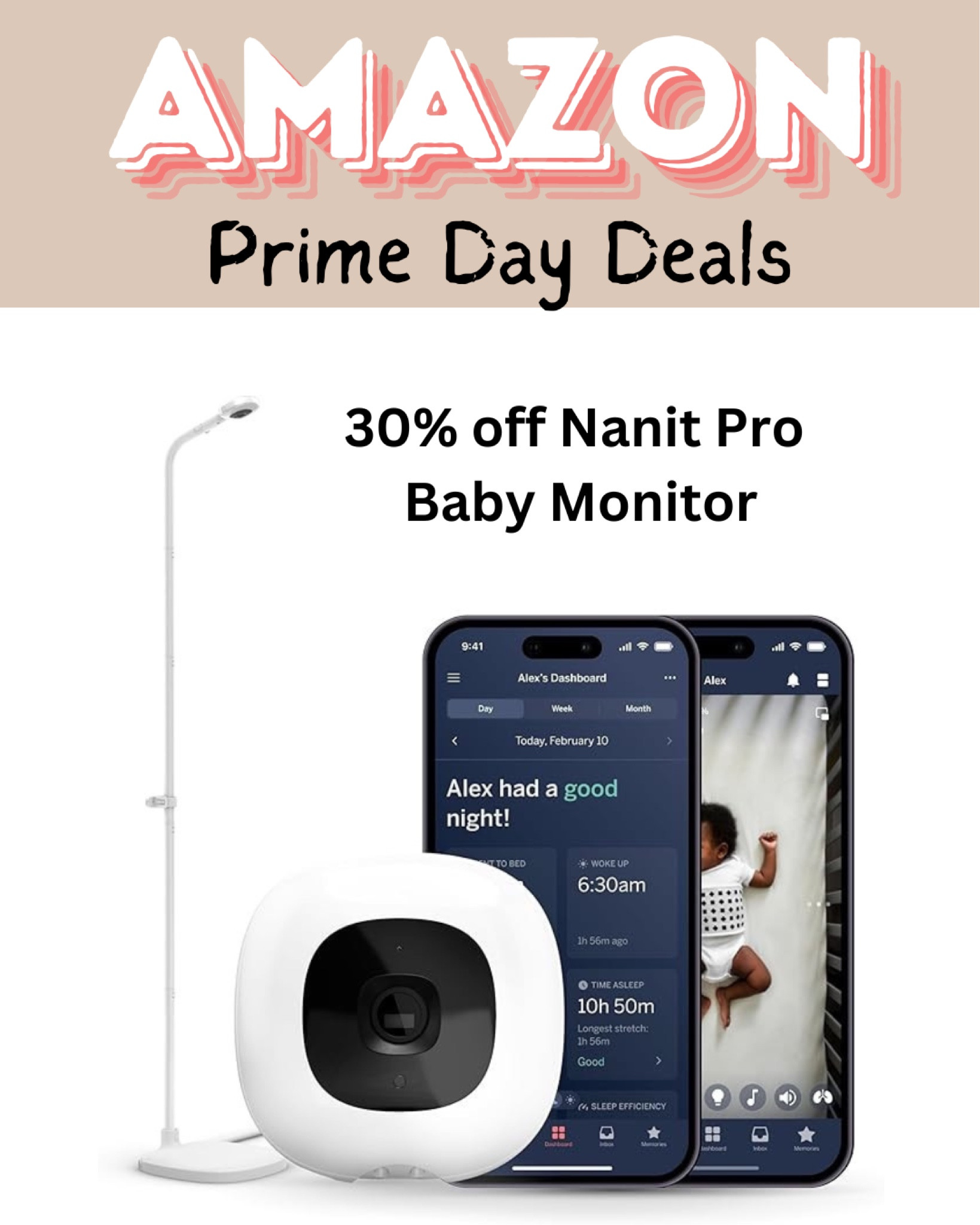Baby Prime Day Deals for 2024

Amazon prime day 2024, Nanit Pro Smart Baby Monitor, nursery, baby gear, electric pump, breastfeeding, prime day deals, prime day sale, baby deals, baby shower gifts, new moms, newborn, prime day baby, prime day kids, prime day toddler, nursing, breastfeeding 

#LTKBaby #LTKKids #LTKSaleAlert