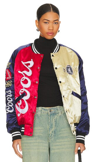 Coors Heritage Stadium Jacket in Red, White & Blue | Revolve Clothing (Global)