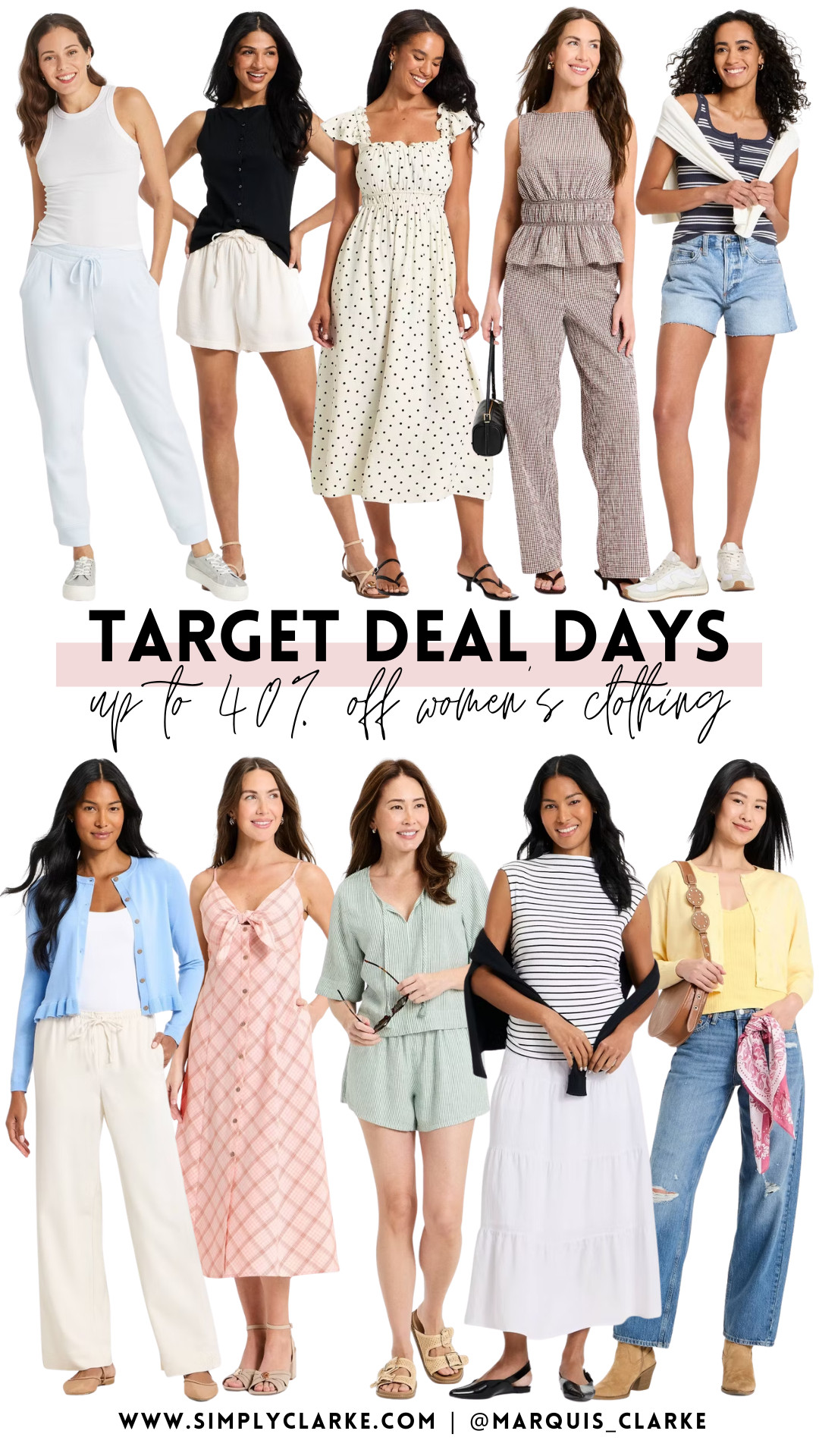 Target Deal Days are here! Up to 40% off women’s clothing — the perfect time to refresh your spring wardrobe without the splurge!  

 #LTKmomlife #LTKSeasonal #LTKSaleAlert