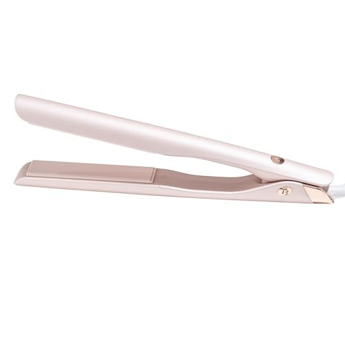 T3 SinglePass Smooth X Professional Flat Iron with Extra-Long Ceramic Plates for Faster Styling, 9 Heat Settings for All Hair Types, For Straightening, Curling, and Waving | Amazon (US)