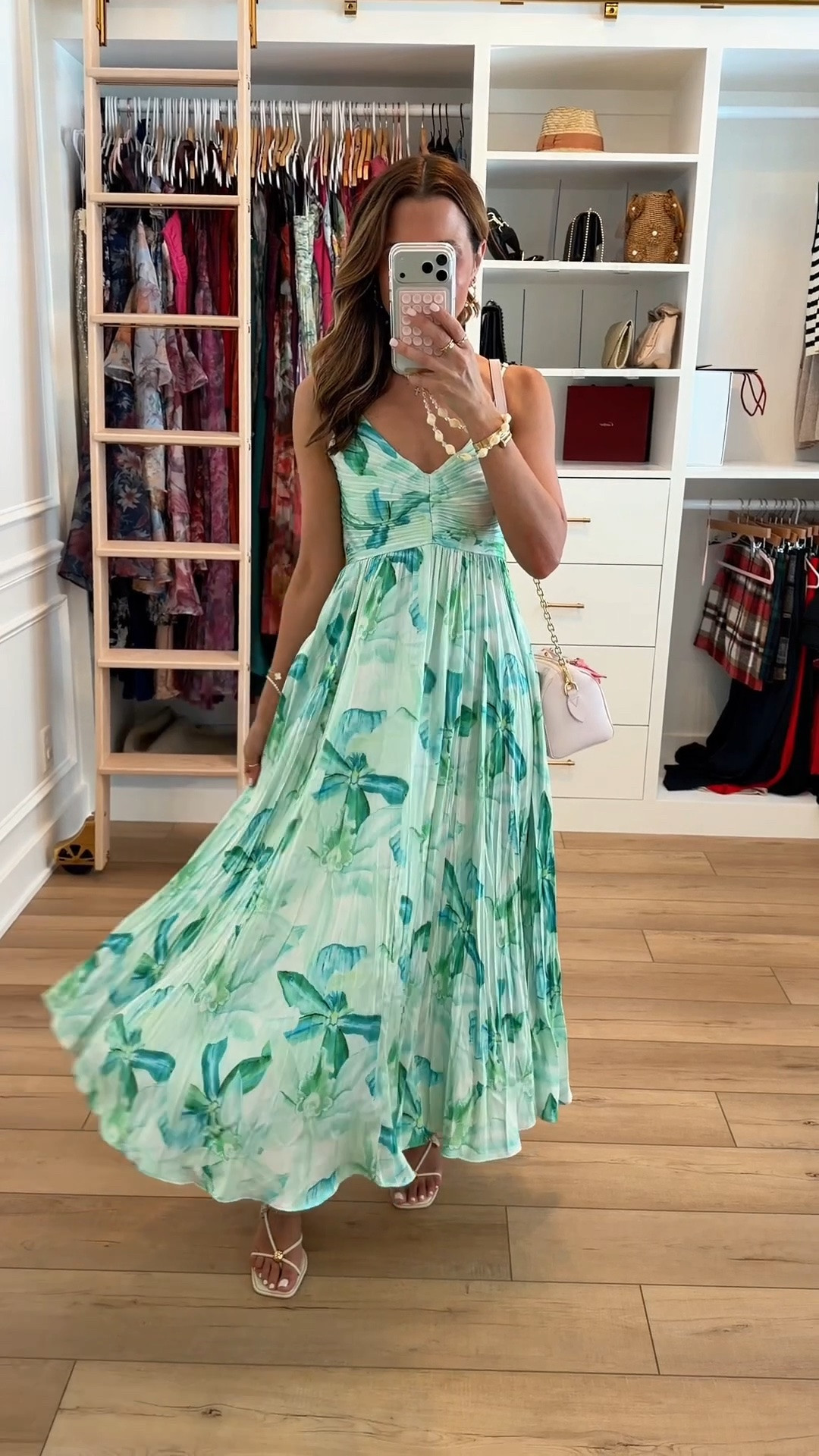 My church outfit of the day! Code LISA123 on first time purchases. Adjustable straps. Cocktail dress. Summer wedding guest. Destination wedding. Garden wedding. Pleated floral midi dress. Baby shower dress. Wedding shower dress.

#LTKWedding #LTKTravel #LTKootd