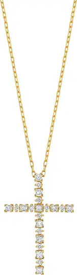Bony Levy Aviva Diamond Cross Pendant Necklace | Nordstrom | Nordstrom