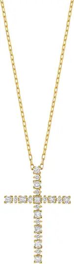 Aviva Diamond Cross Pendant Necklace | Nordstrom