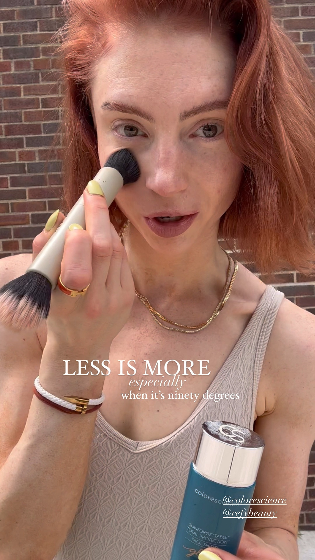 Tinted spf 
I love Colorescience I can still show off my freckles 
Summer vacation beauty 

#LTKActive #LTKBeauty #LTKSaleAlert