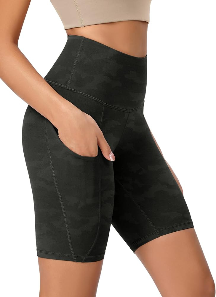 ODODOS Women's Tummy Control Yoga Shorts 2.0 with Pockets High Waist Athletic Workout Shorts-5" /... | Amazon (US)
